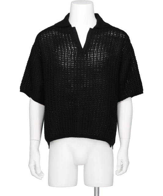 YOKE(ヨーク)MESH KNIT SKIPPER POLO SHIRT