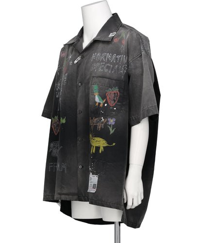 HAND DRAWING PRINT SHIRT