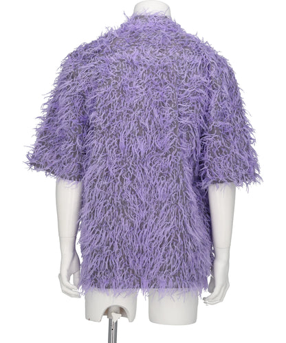 SHAGGY HAWAIIAN SHIRT- LILAC PRP