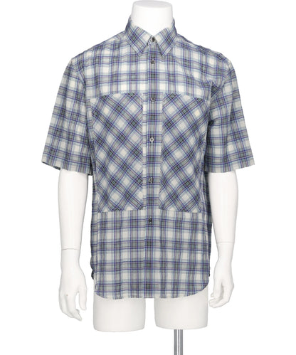 DAIRIKU（ダイリク）“COTTON CHEC” W-PKT DRESS H-S SHIRT