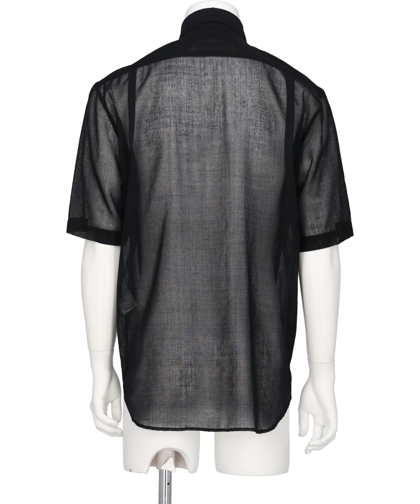 “WOOL CHECK” W-PKT DRESS H-S SHIRT