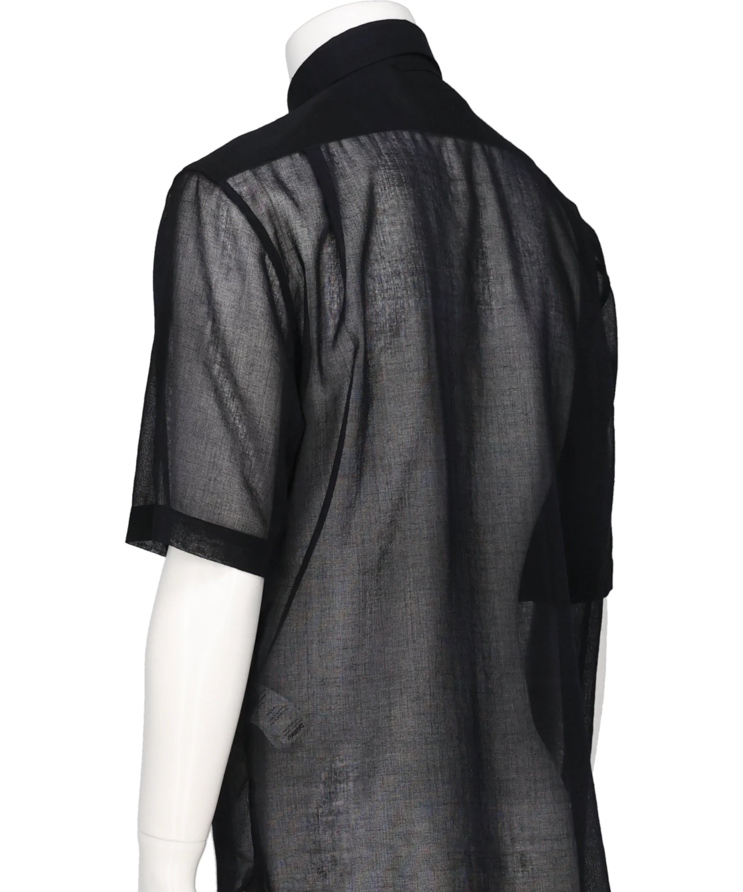 “WOOL CHECK” W-PKT DRESS H-S SHIRT
