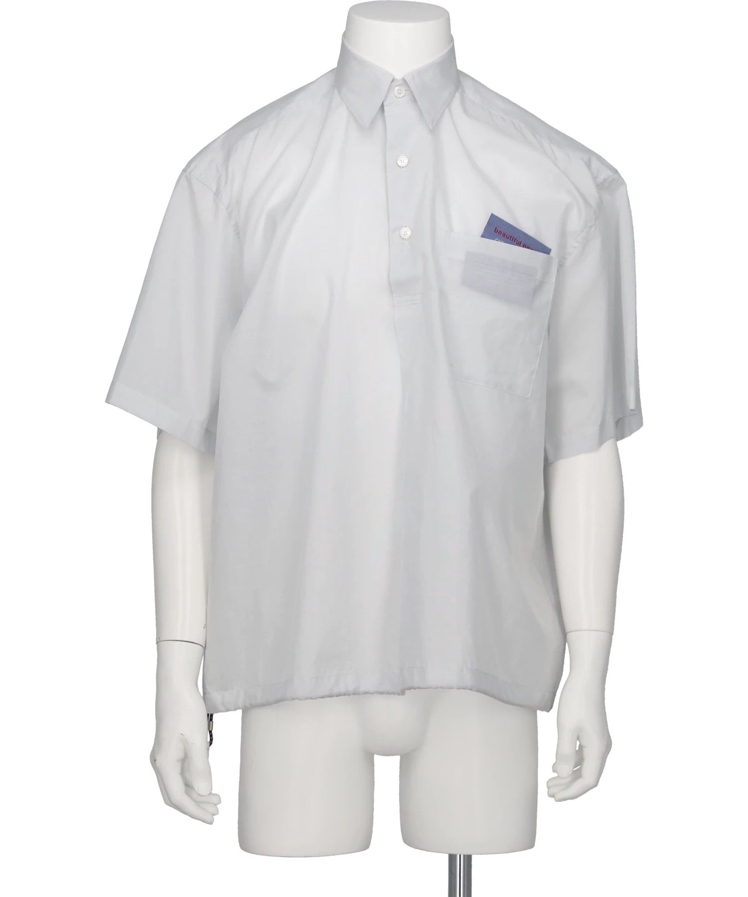 beautiful people(ビューティフルピープル)ENDONEND COTTON SILK BIG QOL TAG SHIRTS