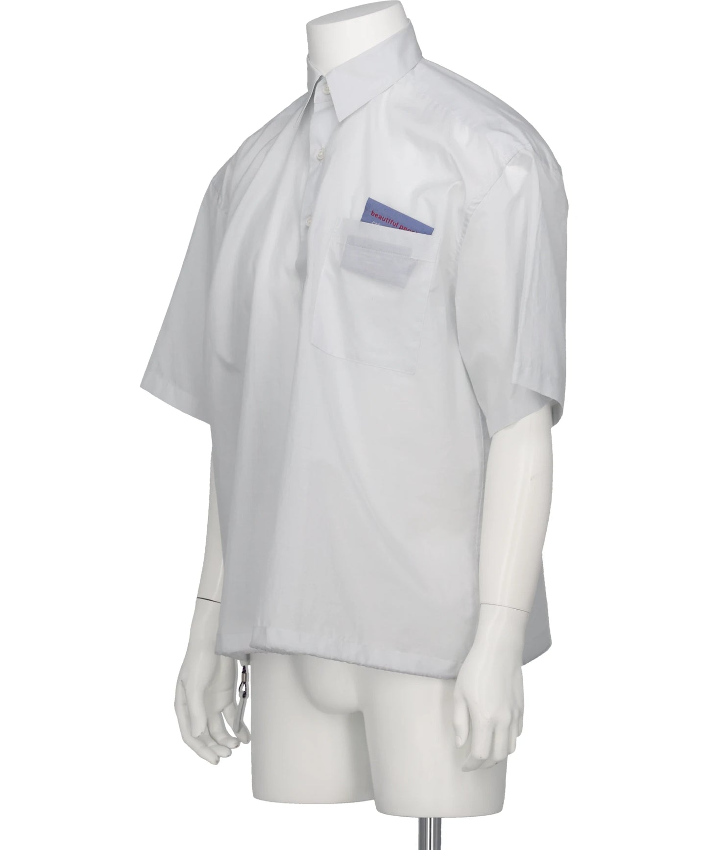 ENDONEND COTTON SILK BIG QOL TAG SHIRTS