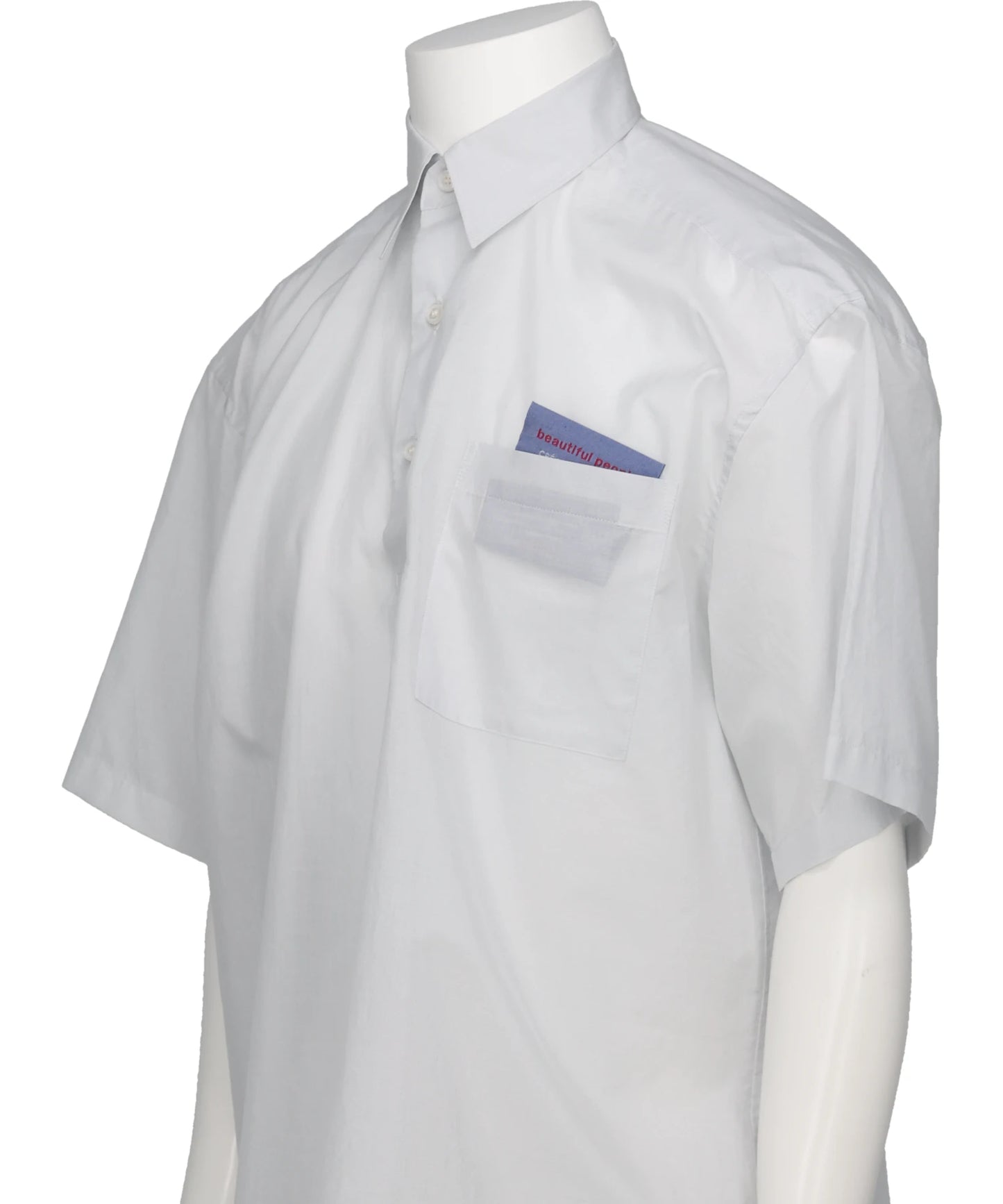 ENDONEND COTTON SILK BIG QOL TAG SHIRTS