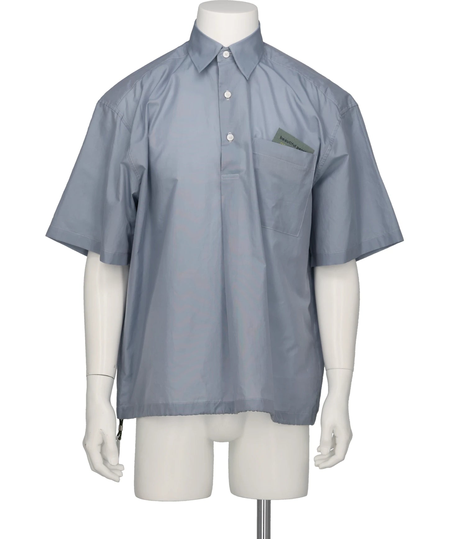 beautiful people(ビューティフルピープル)　ENDONEND COTTON SILK BIG QOL TAG SHIRTS