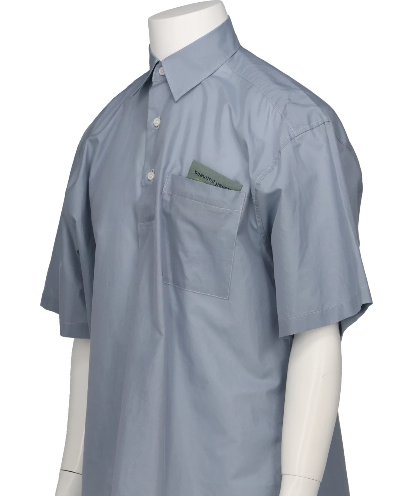 ENDONEND COTTON SILK BIG QOL TAG SHIRTS