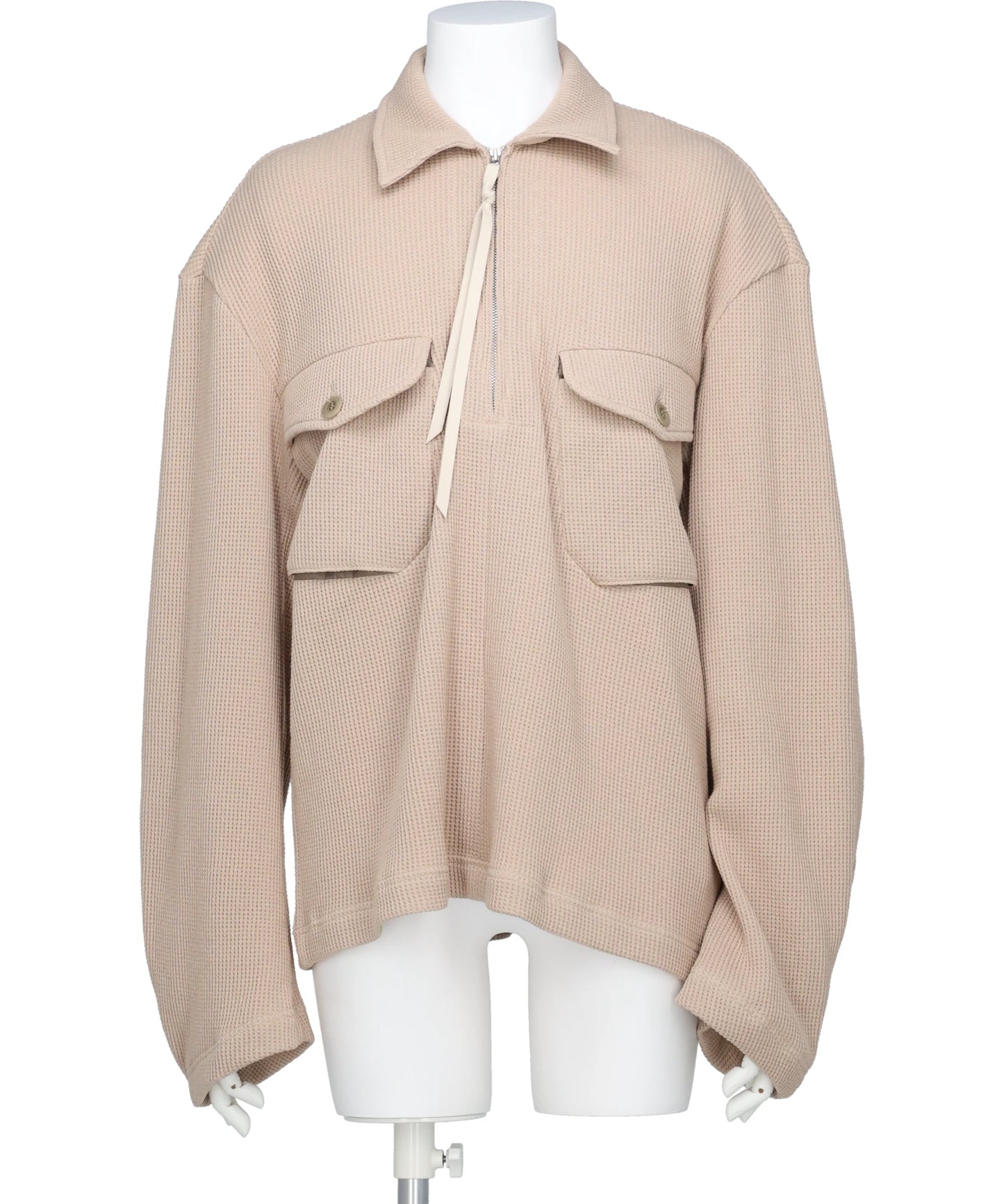 Tamme(タム) WAFFLE POLO SHIRT