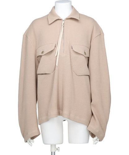 Tamme(タム) WAFFLE POLO SHIRT