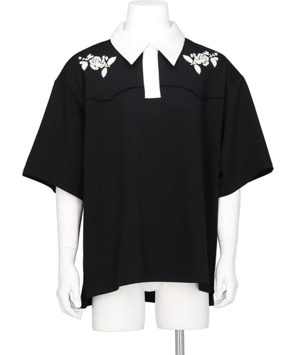 HAND EMBROIDERED S/S RUGBY SHIRT