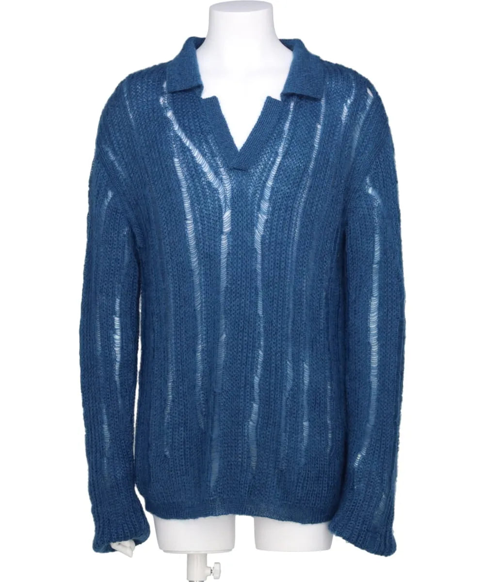 SILK MOHAIR SKIPPER SWEATER