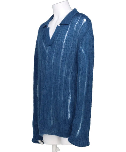 SILK MOHAIR SKIPPER SWEATER