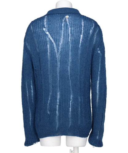 SILK MOHAIR SKIPPER SWEATER