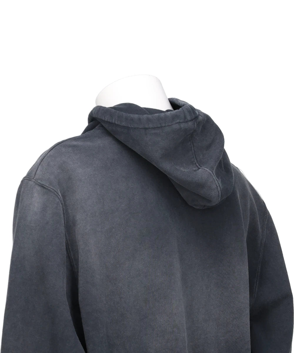 EMBROIDERED CHAIN ZIP-UP HOODIE