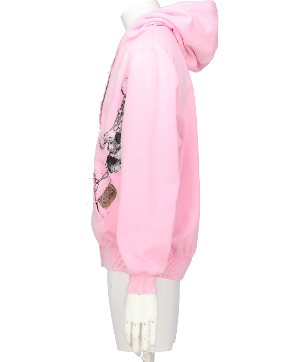 EMBROIDERED CHAIN ZIP-UP HOODIE – MIDWEST ONLINE STORE