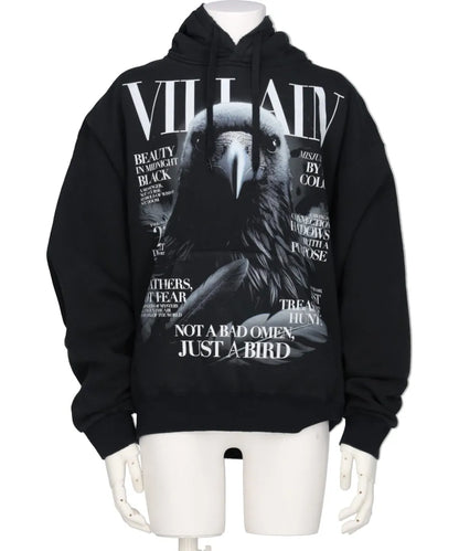 VILLAIN COVER PRINT HOODIE