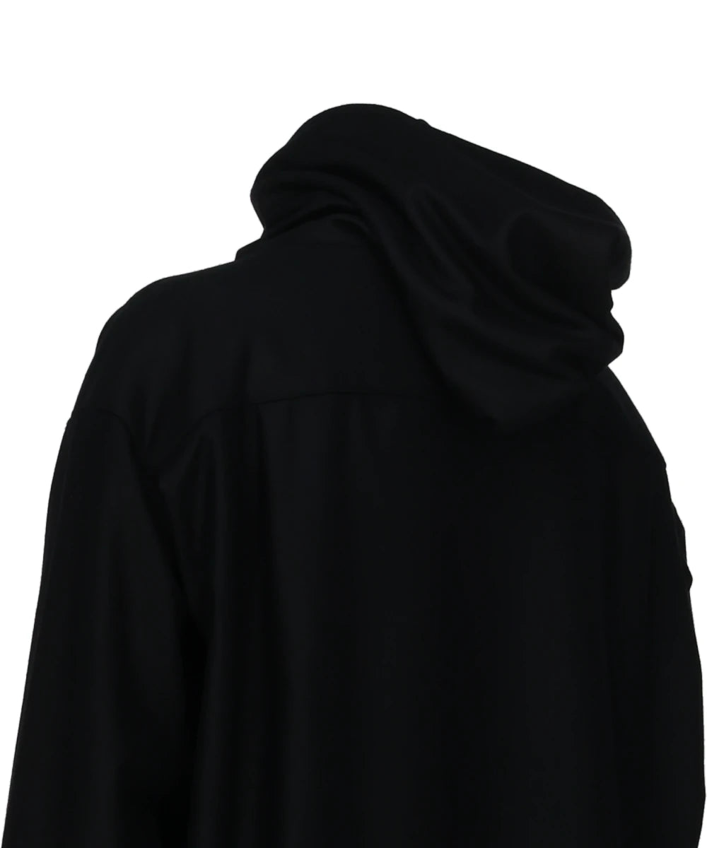 ZIP-UP HOODIE IN WOOL FLANNEL