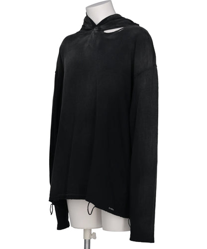 DISTRESSED LIGHTWEIGHT HOODIE