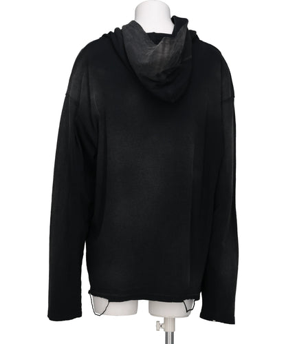 DISTRESSED LIGHTWEIGHT HOODIE
