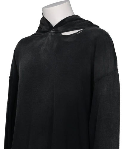 DISTRESSED LIGHTWEIGHT HOODIE