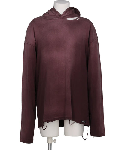 KAMIYA(カミヤ) DISTRESSED LIGHTWEIGHT HOODIE