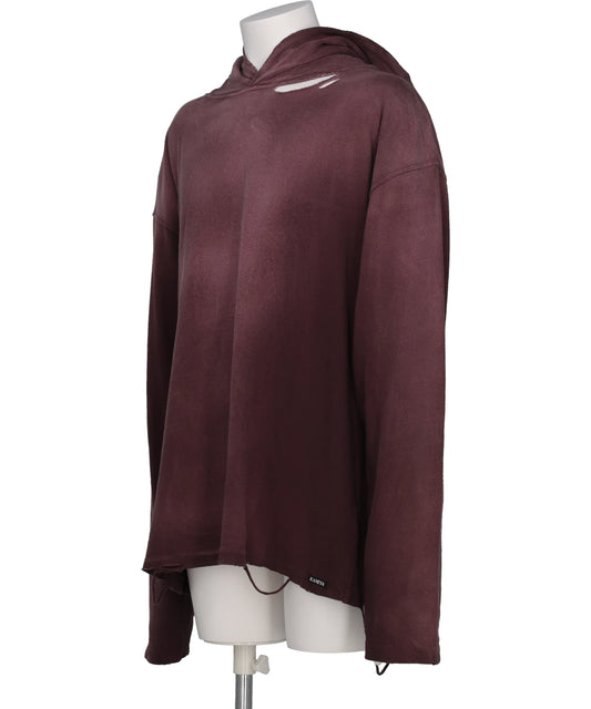 DISTRESSED LIGHTWEIGHT HOODIE