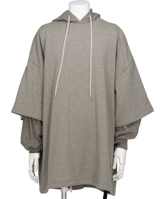 TOMMY HUSTLER HOODIE - MELANGE GREY
