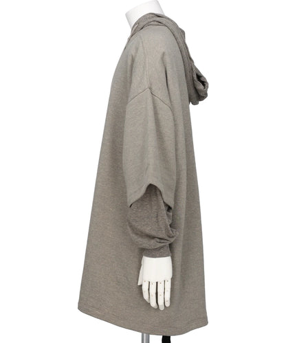 TOMMY HUSTLER HOODIE - MELANGE GREY