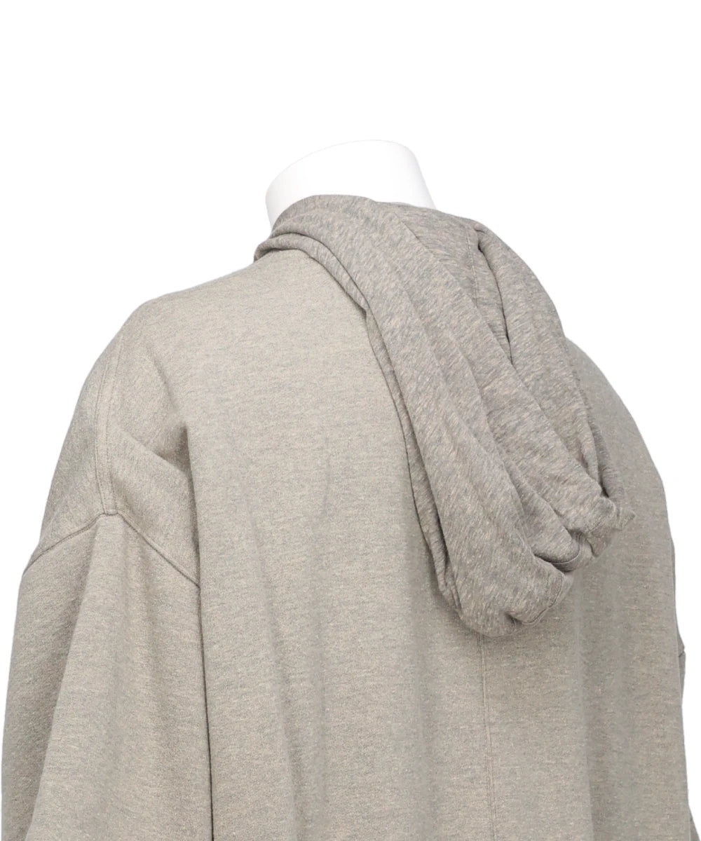 TOMMY HUSTLER HOODIE - MELANGE GREY