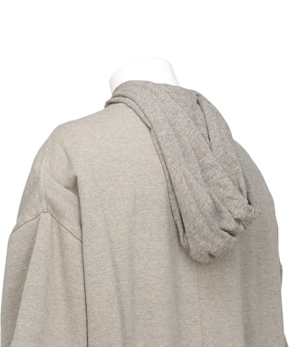 TOMMY HUSTLER HOODIE - MELANGE GREY