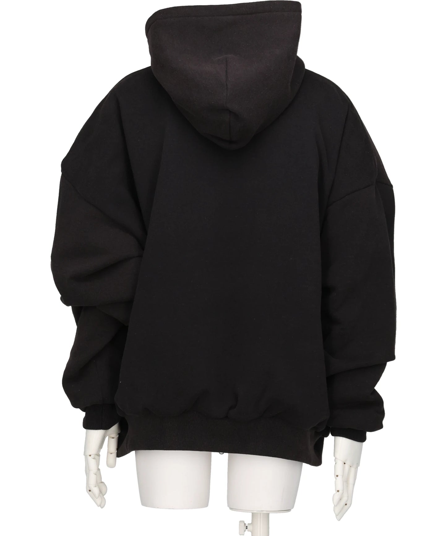 QUILTED SILK LINING HOODIE