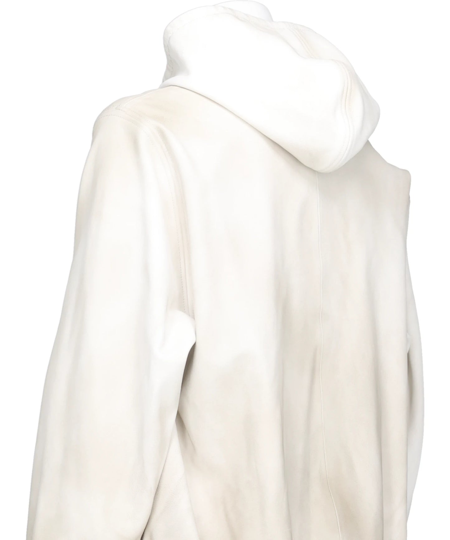 SHEEP LEATHER HOODIE