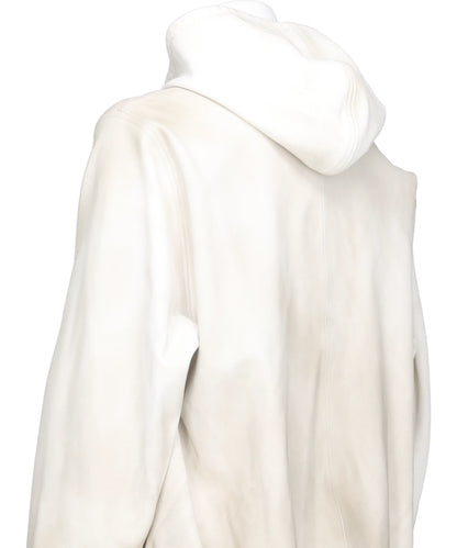 SHEEP LEATHER HOODIE