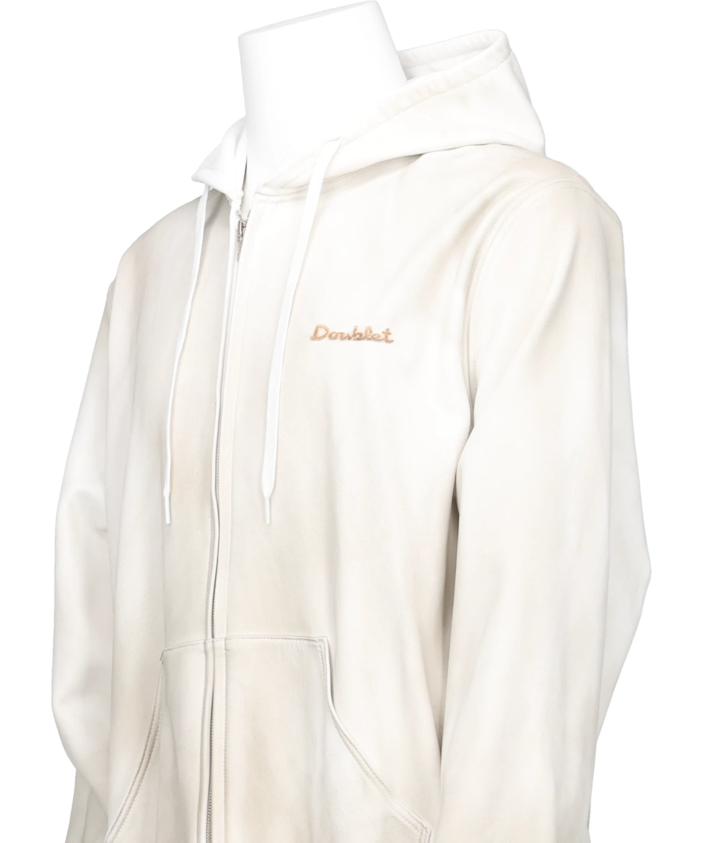 SHEEP LEATHER HOODIE