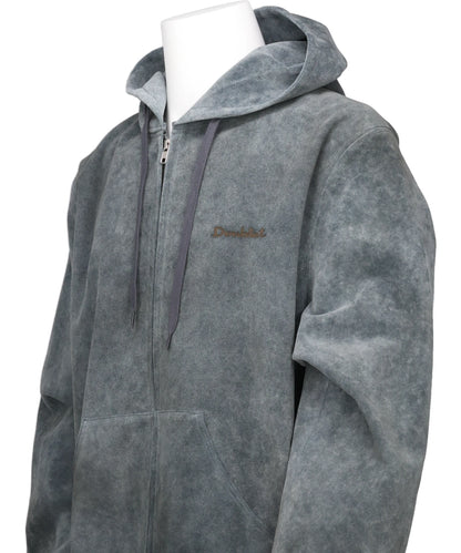 SHEEP LEATHER HOODIE