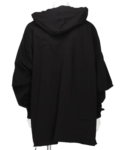 TOMMY HUSTLER HOODIE - BLACK