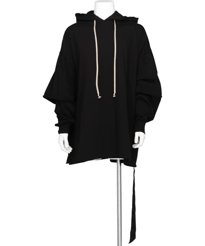 TOMMY HUSTLER HOODIE - BLACK