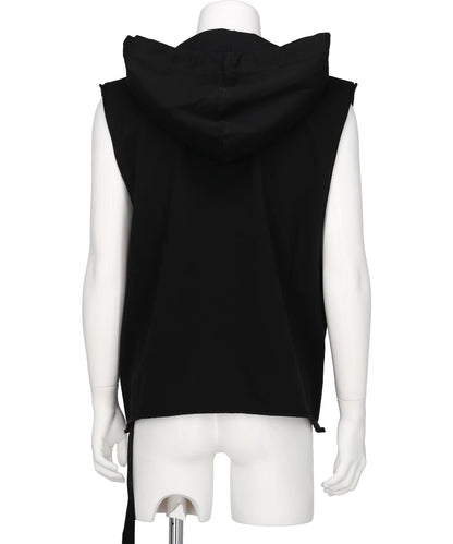 HOODED TUNIC - BLACK