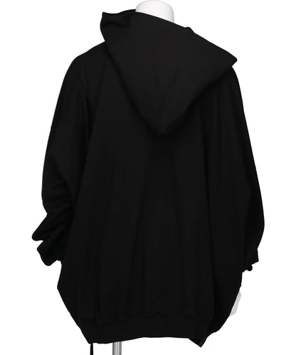 MOUNTAIN HUN HOODIE - BLACK