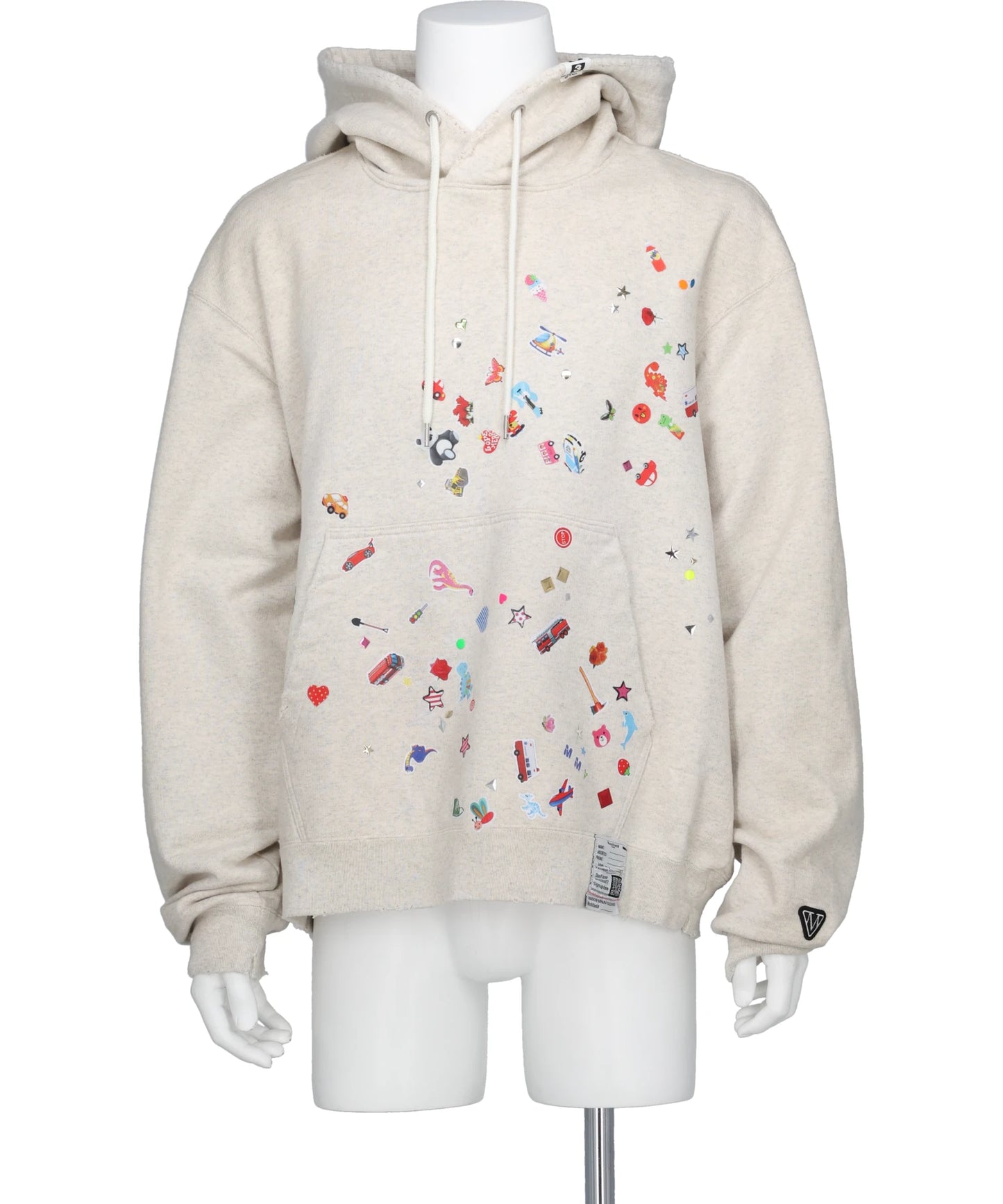 Maison MIHARA YASUHIRO(メゾンミハラヤスヒロ) 2026SS KIDS STICKER HOODIE J16HD731