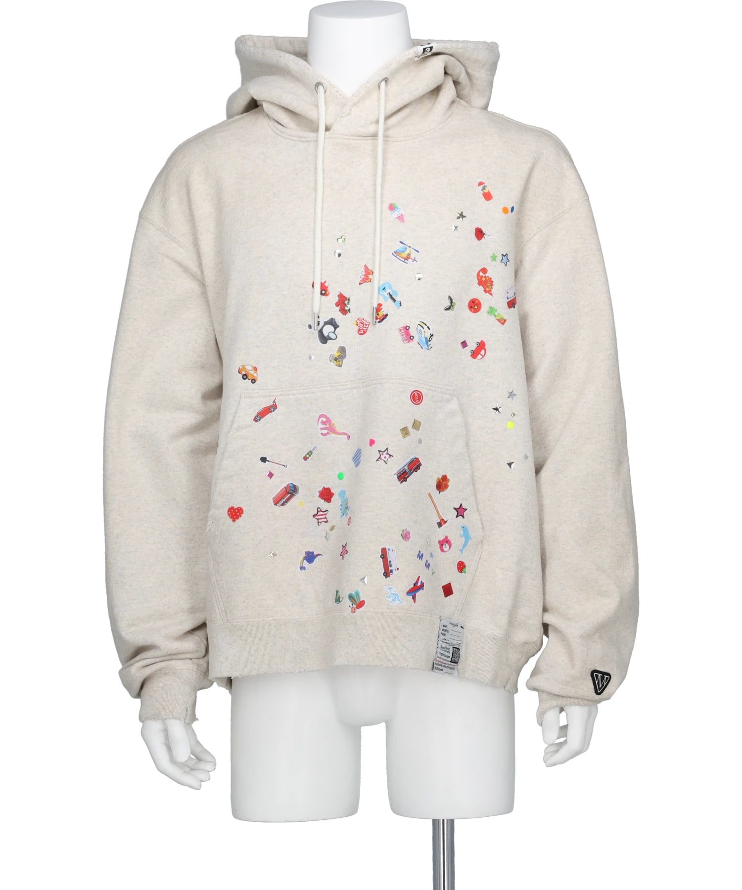 Maison MIHARA YASUHIRO(メゾンミハラヤスヒロ) 2026SS KIDS STICKER HOODIE J16HD731
