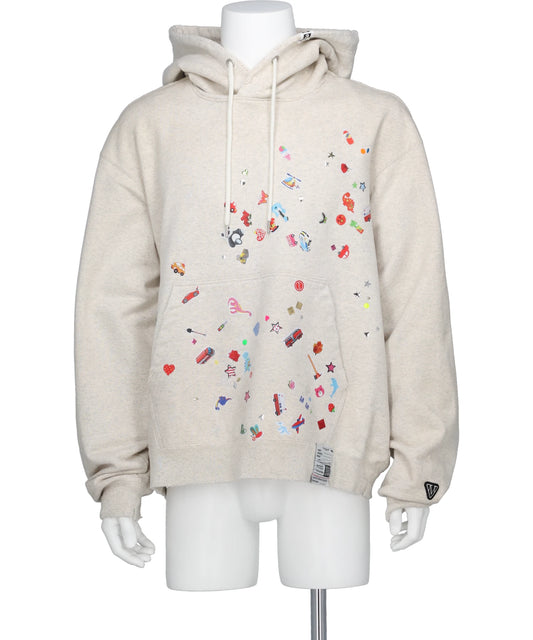 Maison MIHARA YASUHIRO(メゾンミハラヤスヒロ) 2026SS KIDS STICKER HOODIE J16HD731