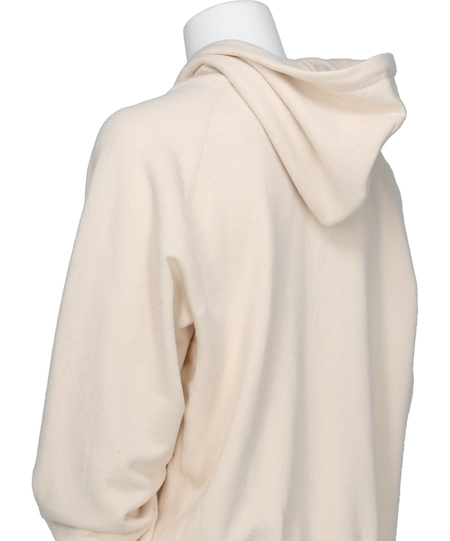 "ODD HOTEL" SILK-COTTON ZIP UP HOODIE