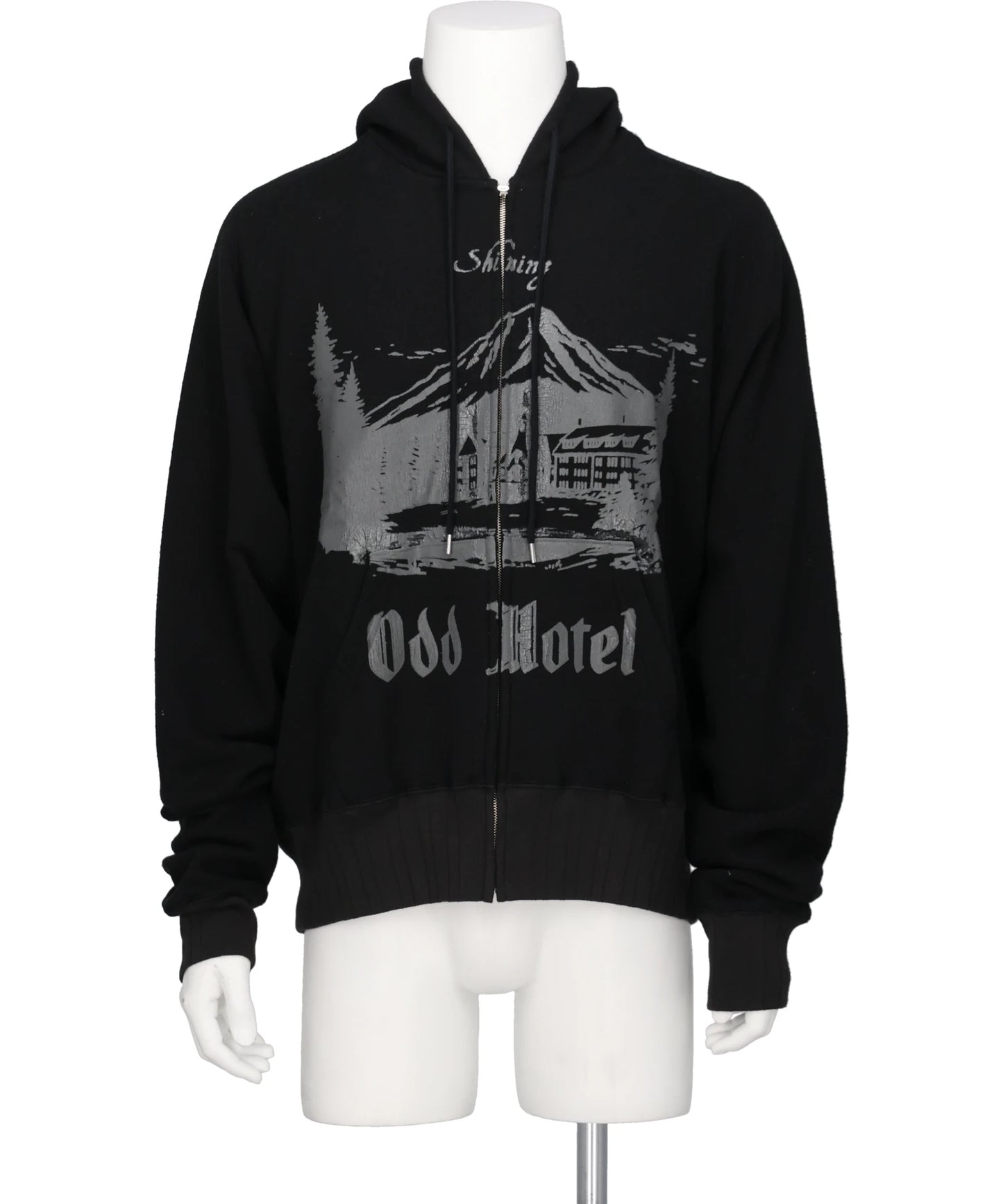 DAIRIKU（ダイリク）"ODD HOTEL" SILK-COTTON ZIP UP HOODIE
