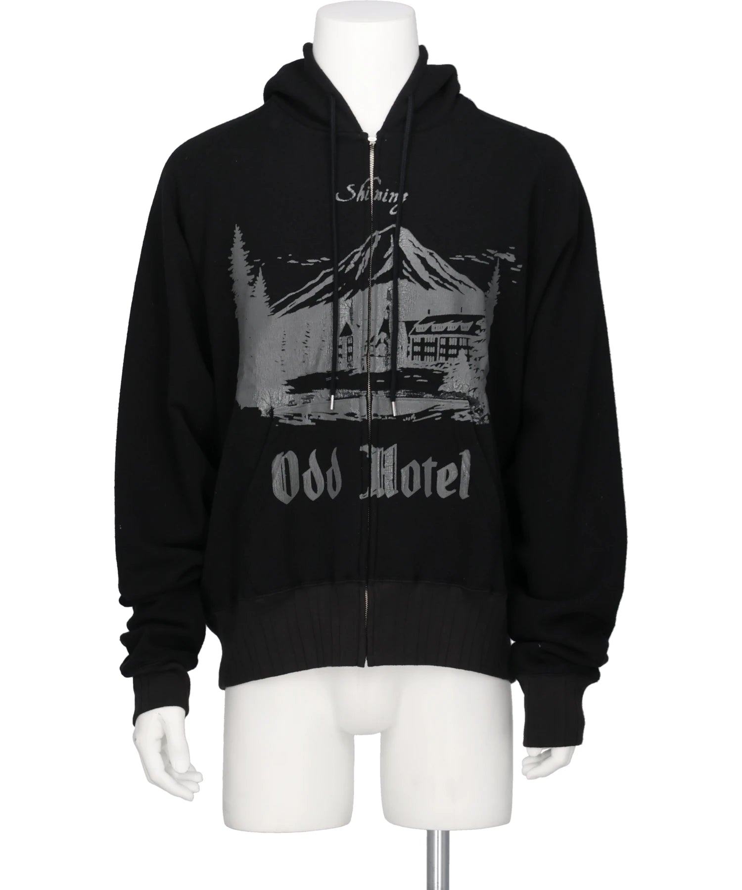 DAIRIKU（ダイリク）"ODD HOTEL" SILK-COTTON ZIP UP HOODIE