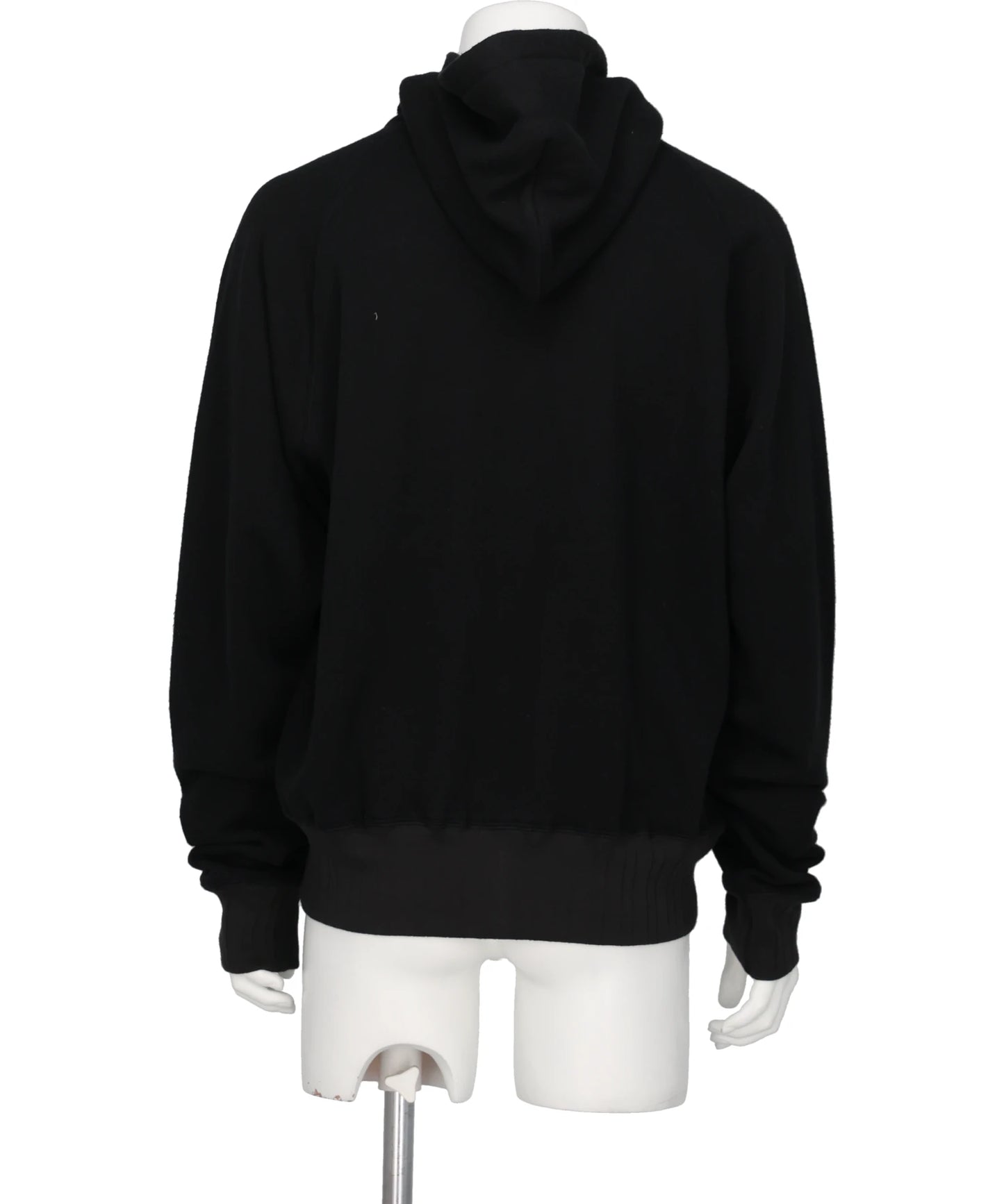 "ODD HOTEL" SILK-COTTON ZIP UP HOODIE