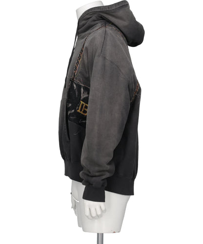 TROMPE L’OEIL EMBROIDERY HOODIE
