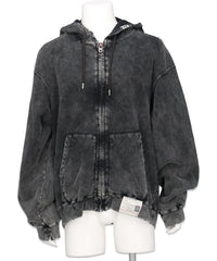 Maison MIHARA YASUHIRO(メゾンミハラヤスヒロ) 2026AW BLEACHED SWEAT PARKA A17PK541