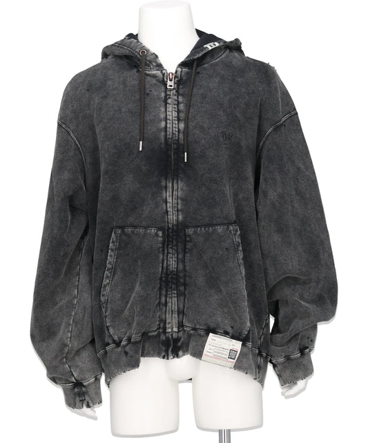Maison MIHARA YASUHIRO(メゾンミハラヤスヒロ) 2026AW BLEACHED SWEAT PARKA A17PK541