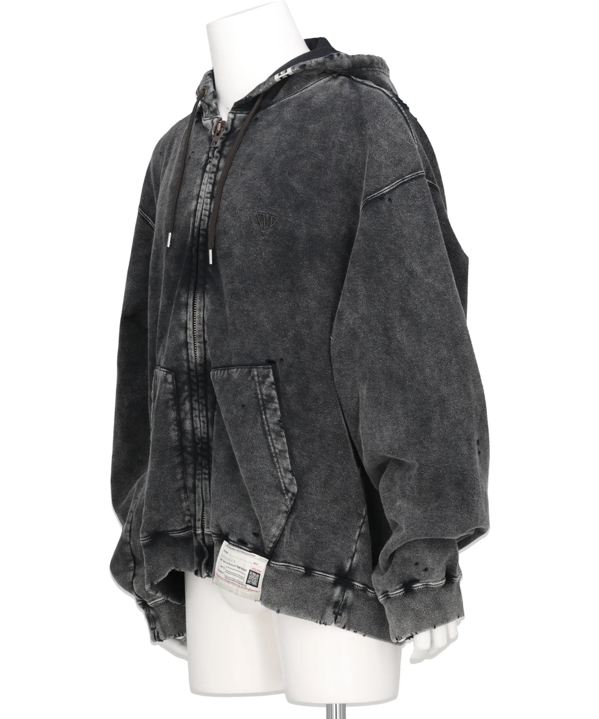 BLEACHED SWEAT PARKA